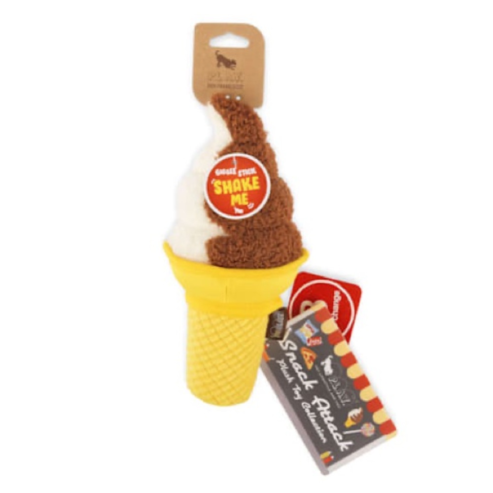 P.L.A.Y. Swirls n Slobbers Soft Serve 🍦 Ice Cream Cone Dog Toy NEW!!